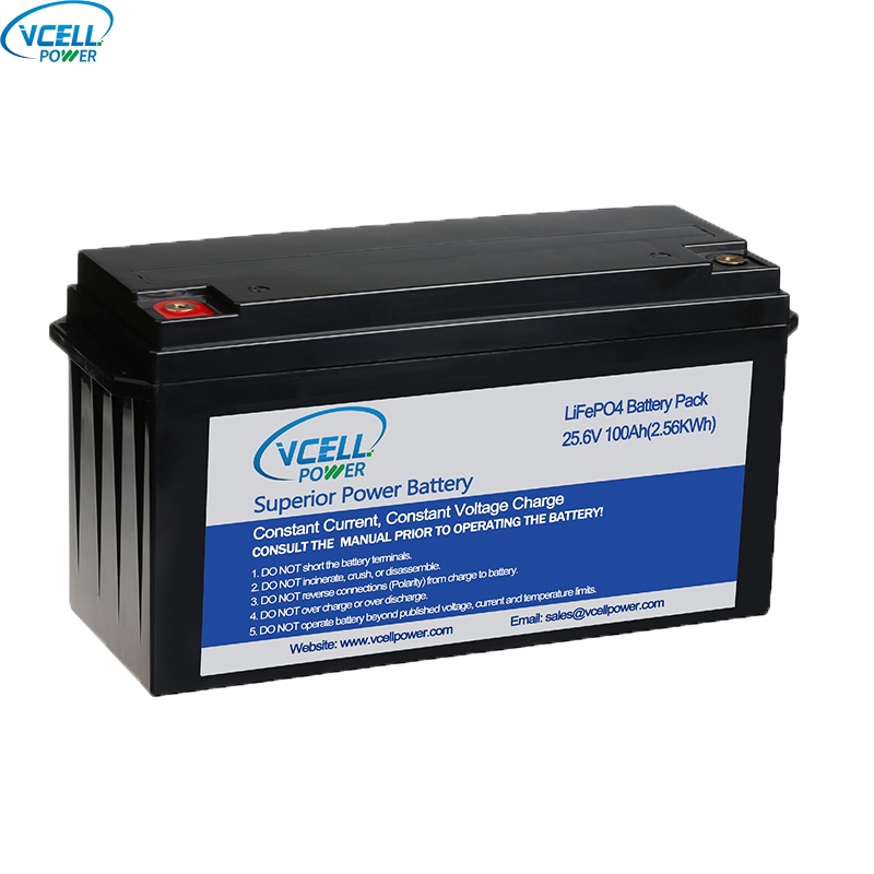 Bateria LiFePO4 de ciclo profundo de 24V 100Ah