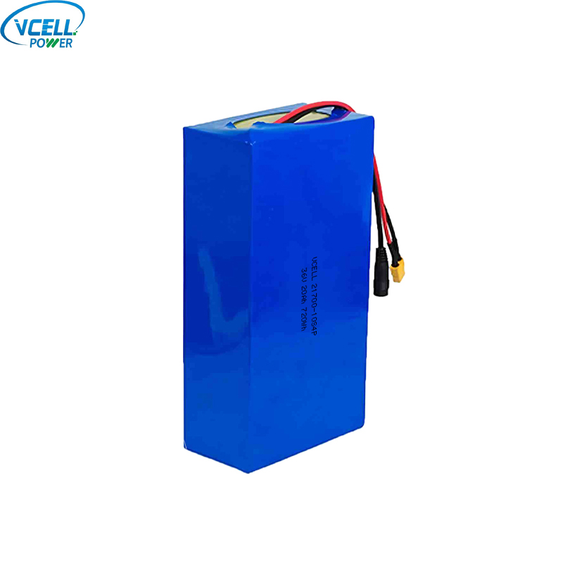 bloco da bateria de íon de lítio de 36V 20Ah Ebike