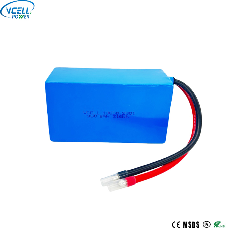 bateria de íon de lítio de 36V 6000mAh 10S3P 18650